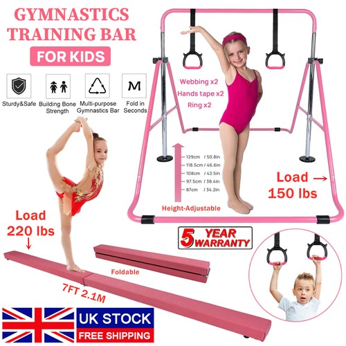 Pink gymnastics bars - pink,